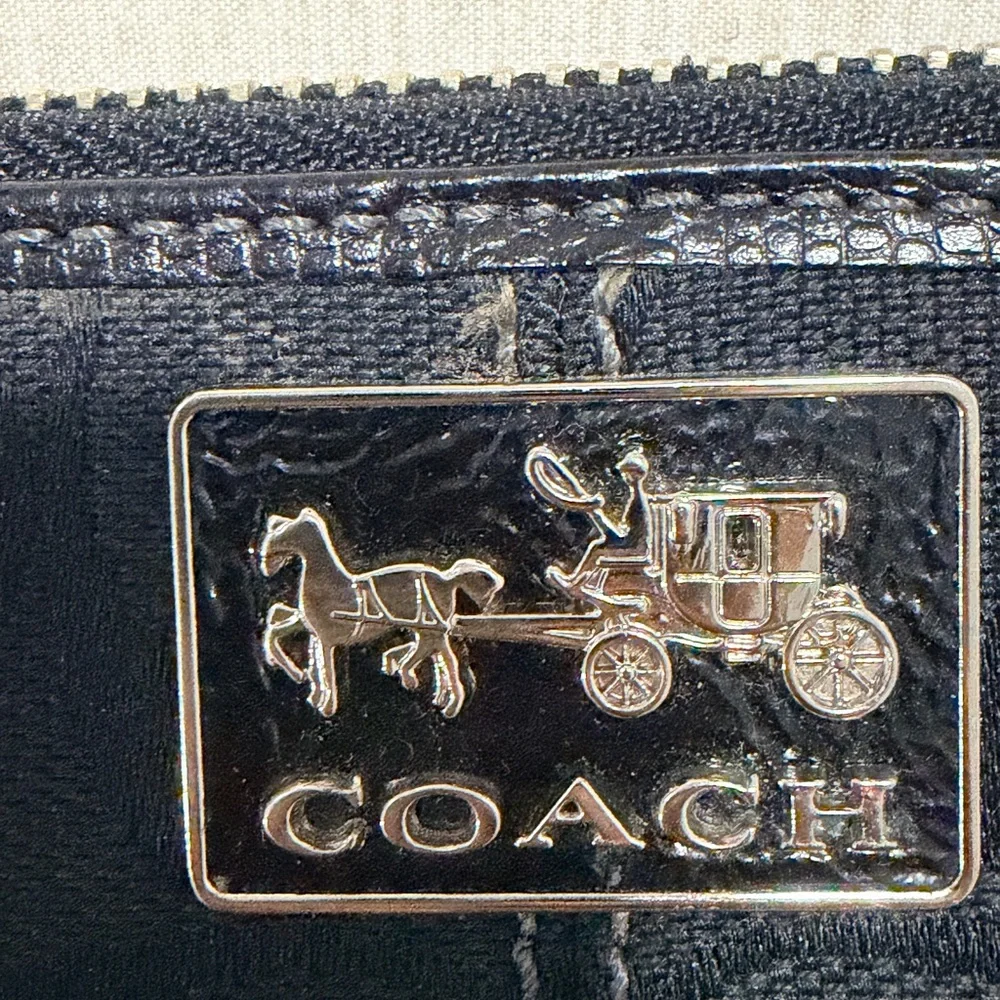 Coach Signature Wristlet - Picture 7 of 13